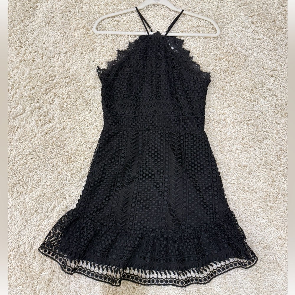 Karina Grimaldi Black Cocktail Dress